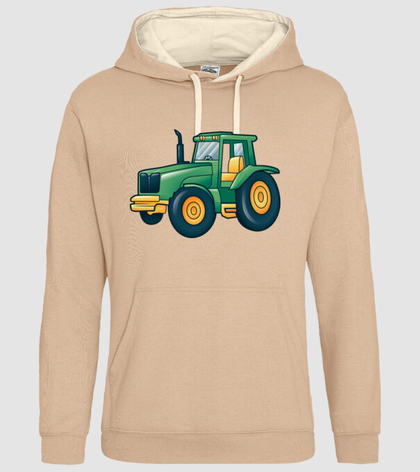 Desen Tractor model nisipiu pe tricou