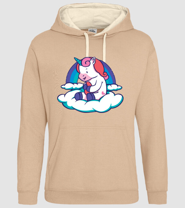 Unicorn Baby model nisipiu pe tricou
