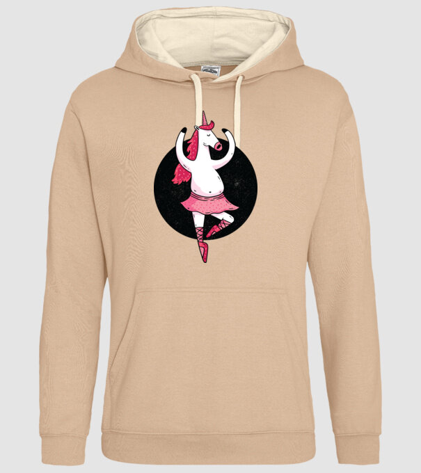 Unicorn Balet model nisipiu pe tricou