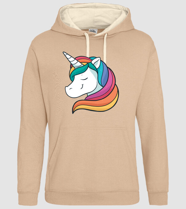 Cap de unicorn model nisipiu pe tricou