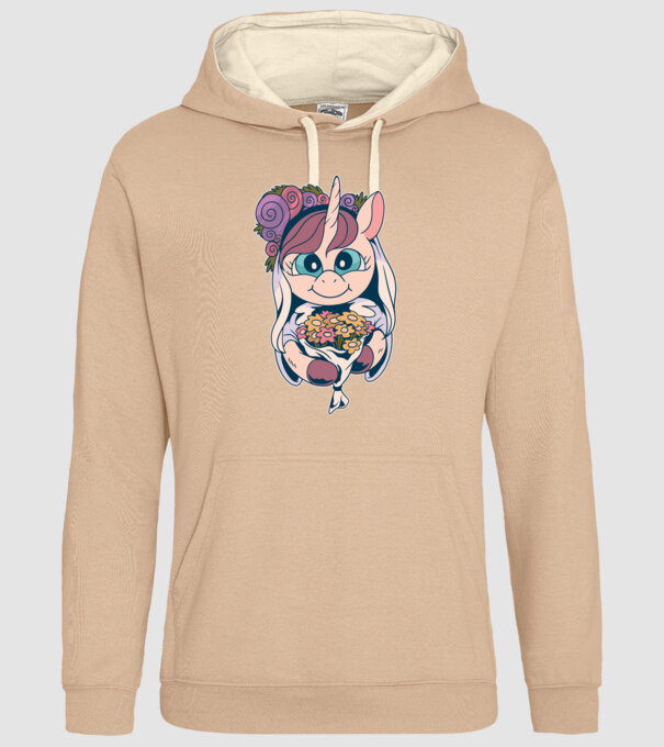 Unicorn Mireasă model nisipiu pe tricou
