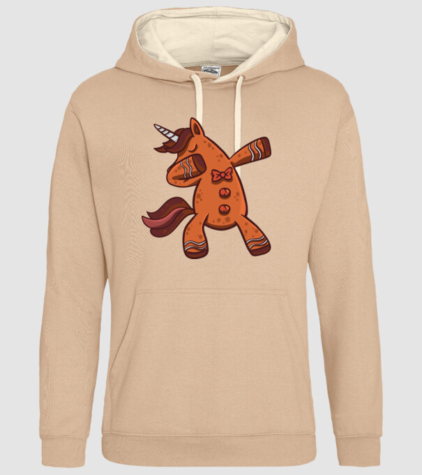 Unicorn turtă dulce DAB model nisipiu pe tricou