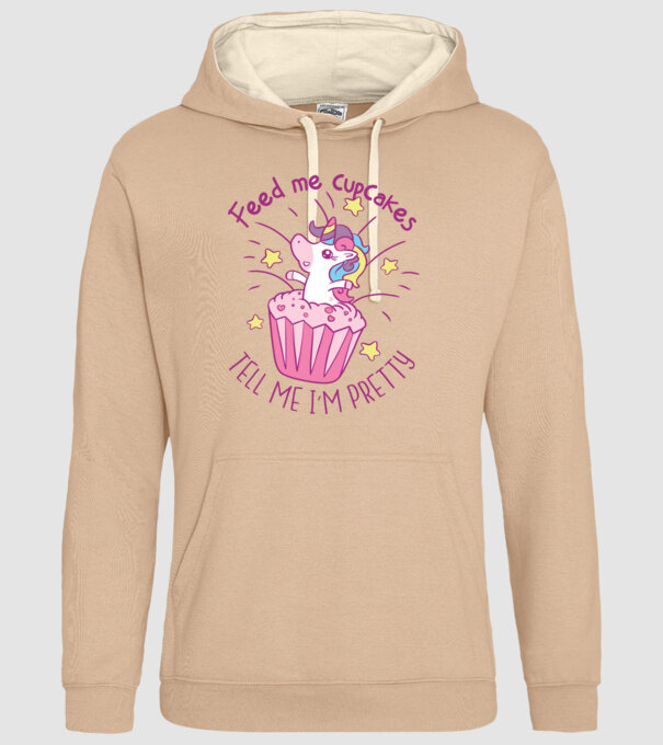 Unicorn Muffin model nisipiu pe tricou