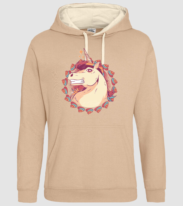 Unicorn Mullet model nisipiu pe tricou