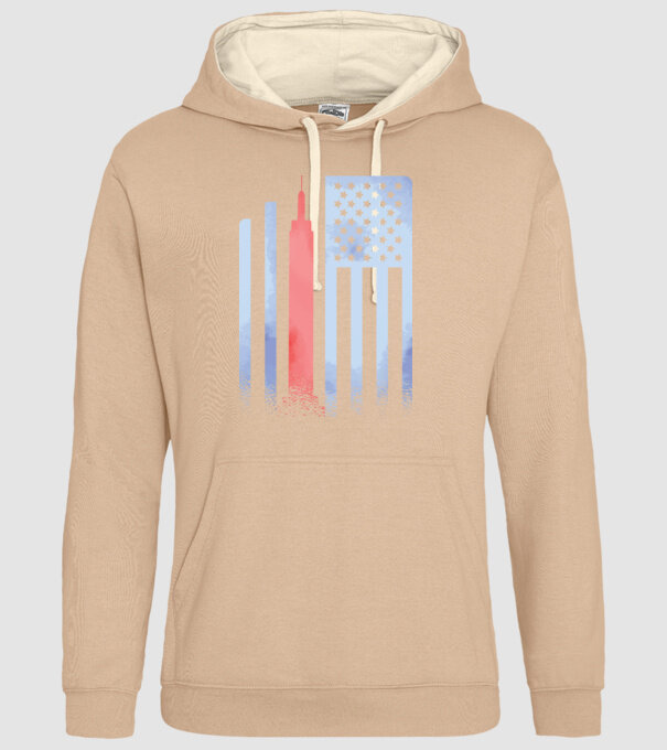 Usa Empire State Building model nisipiu pe tricou