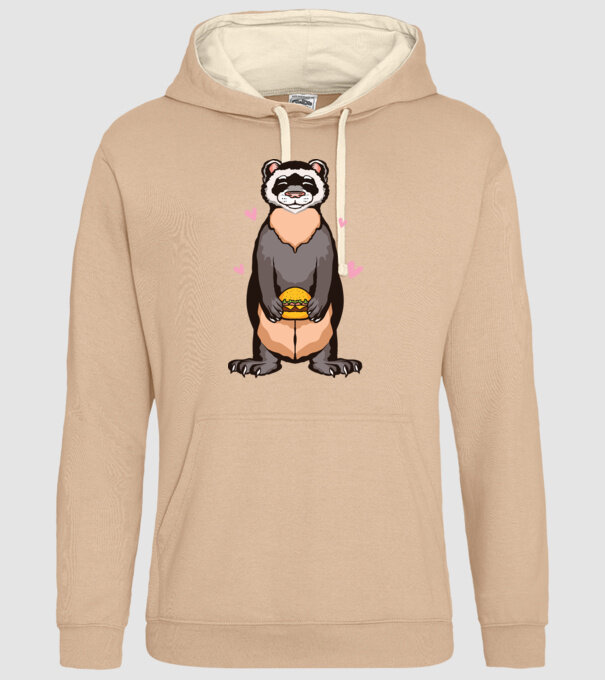 Dihor vânător model nisipiu pe tricou
