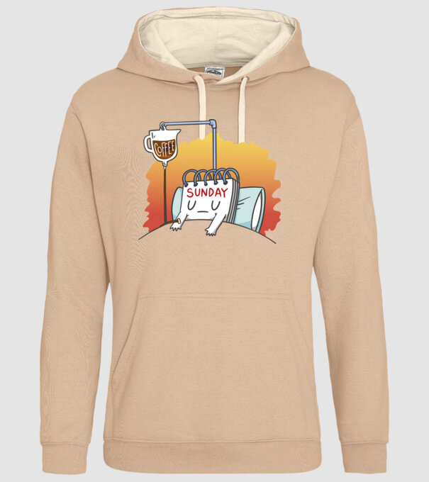 Oboseala de duminică model nisipiu pe tricou