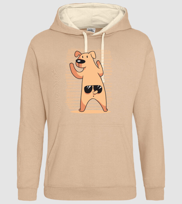 Tricou cu Câine amuzant model nisipiu pe tricou
