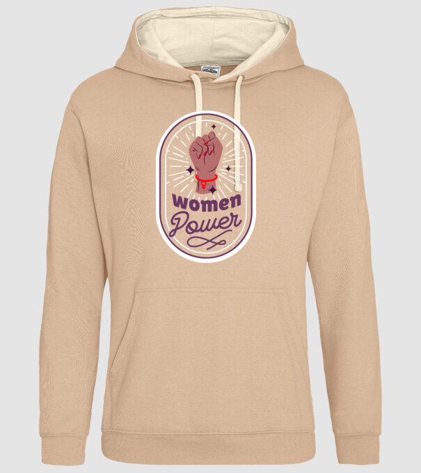 Women Power Ziua Femeii model nisipiu pe tricou