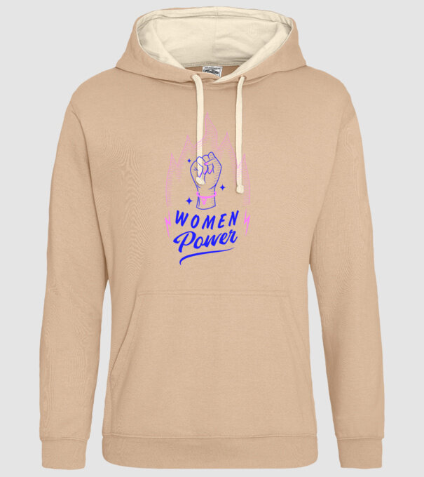Women Power Ziua Femeii model nisipiu pe tricou