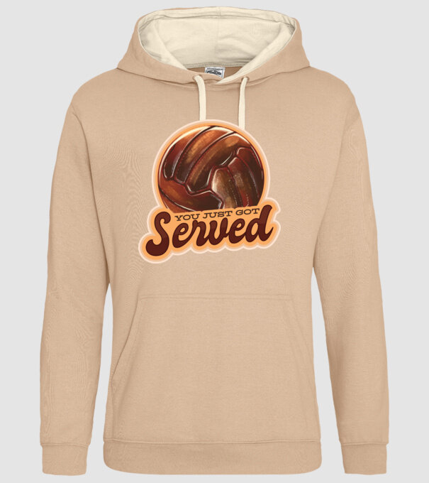 You just got served - volei model nisipiu pe tricou