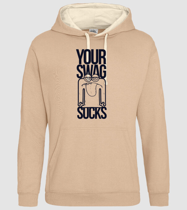 Your swag sucks model nisipiu pe tricou