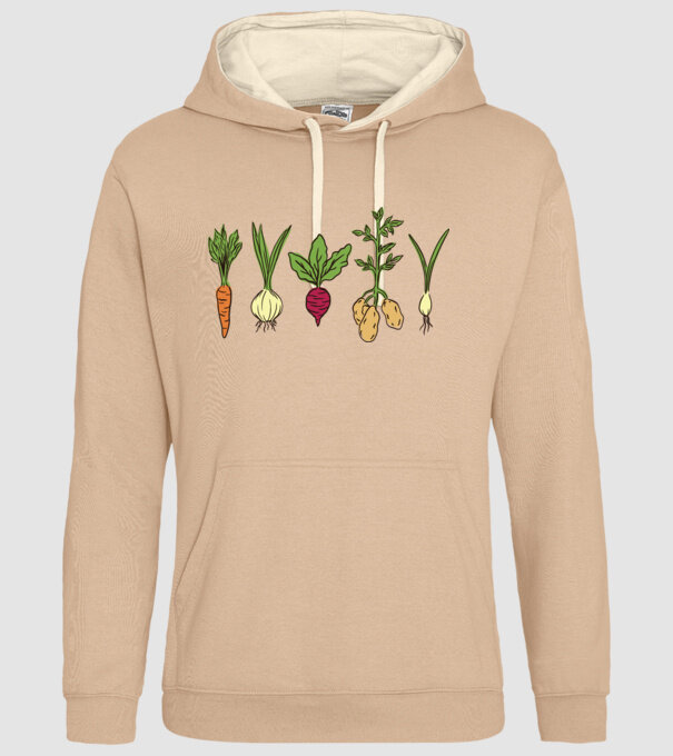 Legume model nisipiu pe tricou