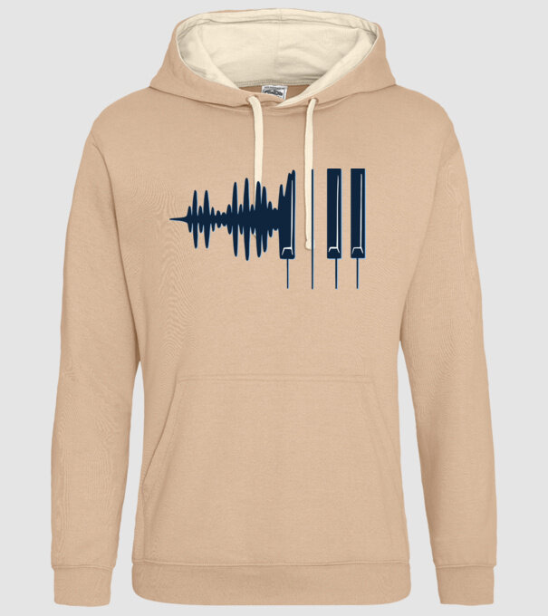 Clape de pian model nisipiu pe tricou