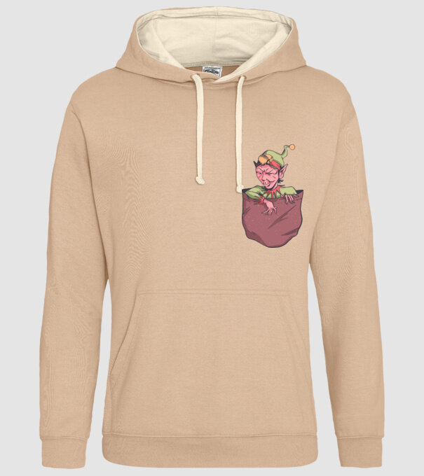 Elf de buzunar model nisipiu pe tricou