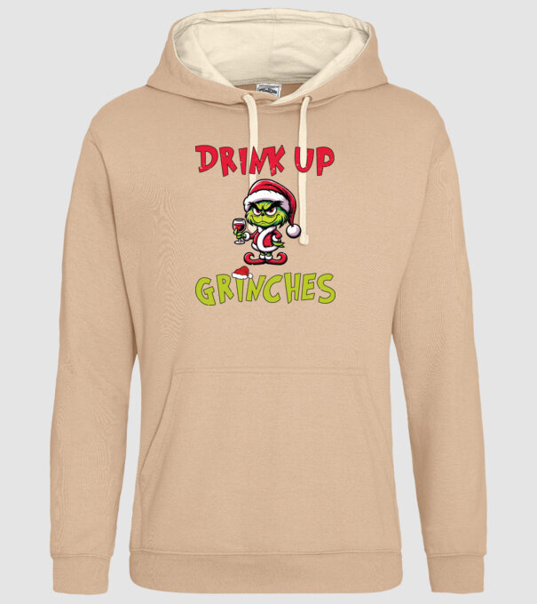Drink up Grinches model nisipiu pe tricou