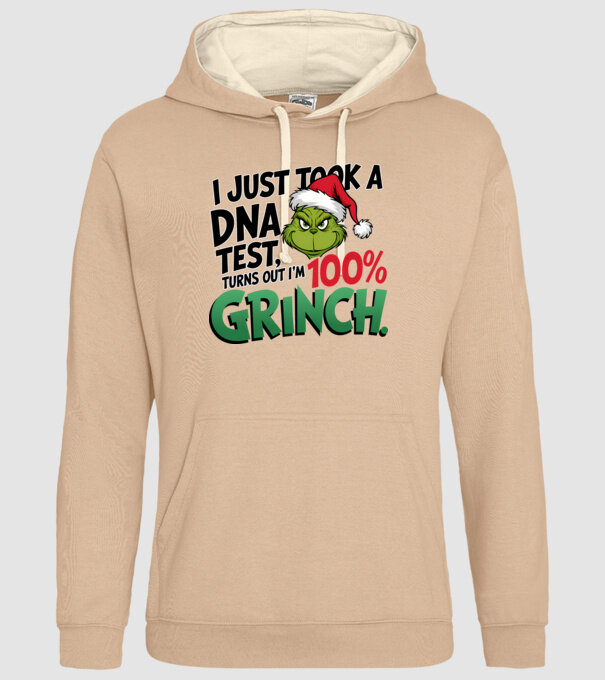 Grinch DNA test model nisipiu pe tricou
