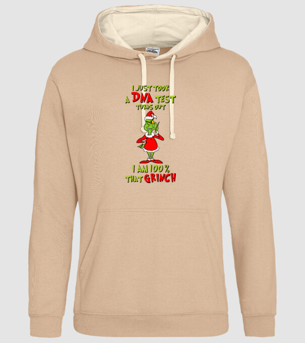 I just took a DNA test - I am Grinch model nisipiu pe tricou