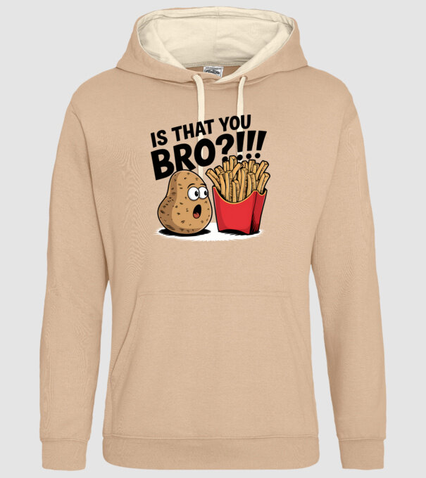 Is that you BRO?!! Alb model nisipiu pe tricou