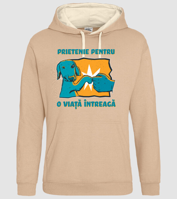 Prietenie pentru o viață întreagă model nisipiu pe tricou