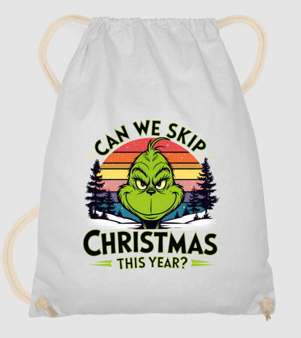 Can we skip christmas this year model alb pe tricou