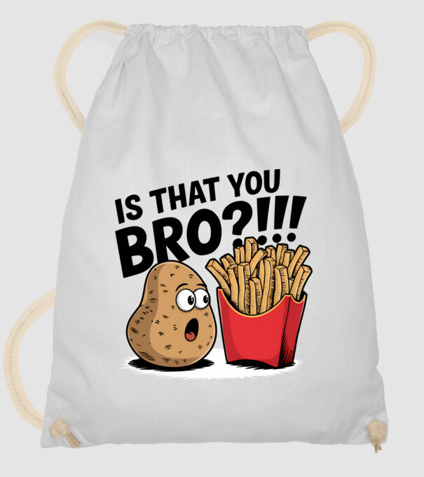 Is that you BRO?!! Alb model alb pe tricou