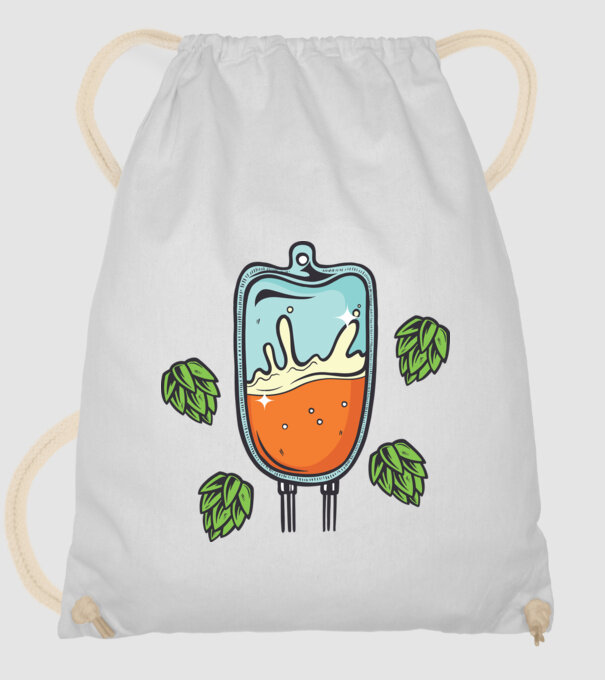 Grupa mea de sânge este IPA model alb pe tricou