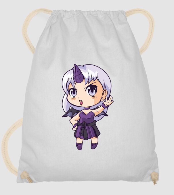 Anime Manga Fată Unicorn model alb pe tricou