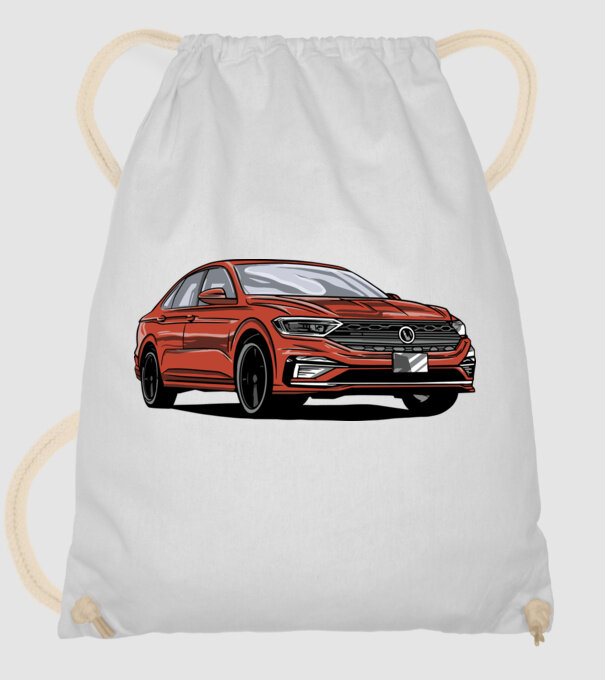 Mașină model alb pe tricou