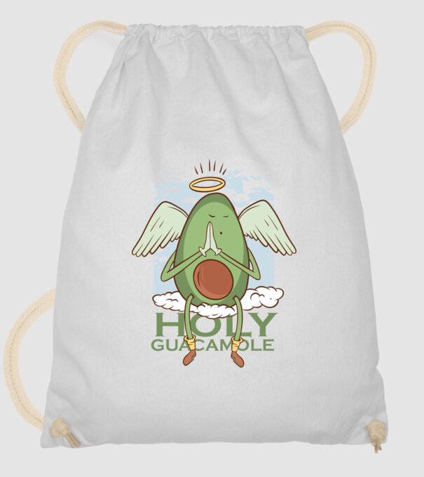 Rai avocado model alb pe tricou