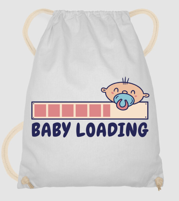 Bebe program încărcare model alb pe tricou