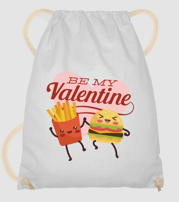 Be my Valentine - Fii dragostea mea tricou pentru Valentine s Day model alb pe tricou