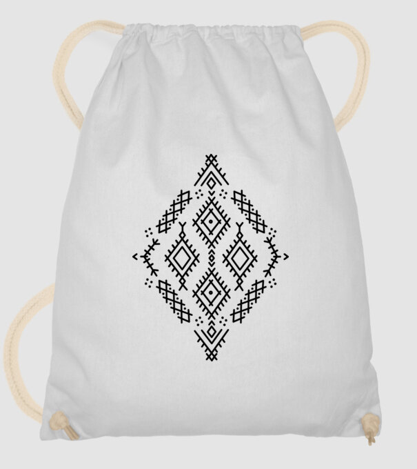 Berbere Symbol model alb pe tricou