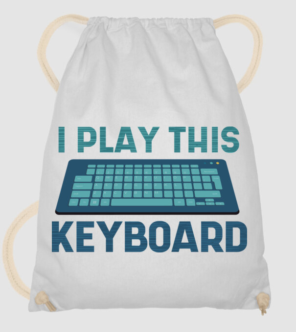 Tastatura Gamer model alb pe tricou