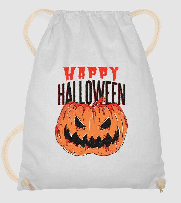 Happy Halloween Pumpkin model alb pe tricou