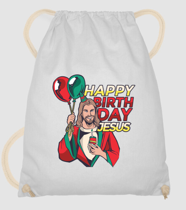 La mulți ani, Isus model alb pe tricou