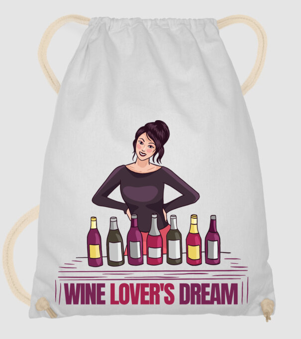 Degustare de vinuri model alb pe tricou