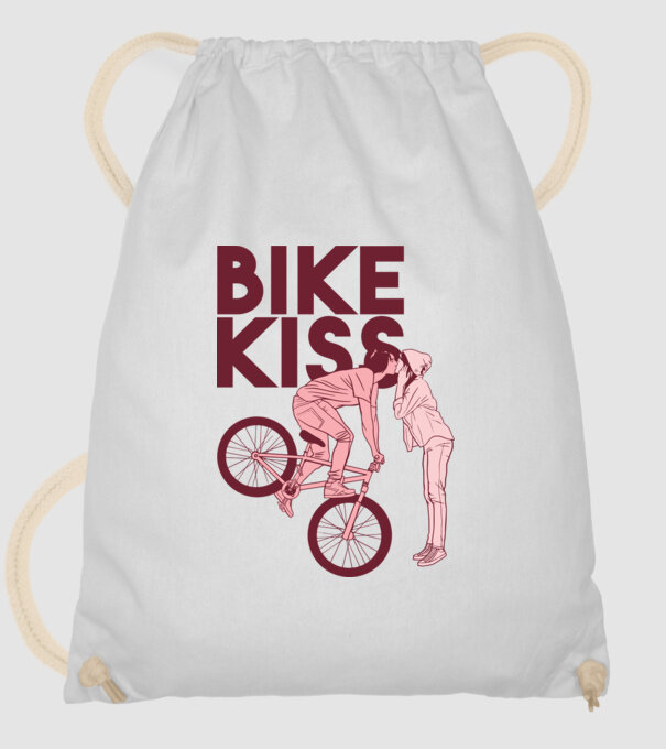 Pupici cu bicicletă model alb pe tricou