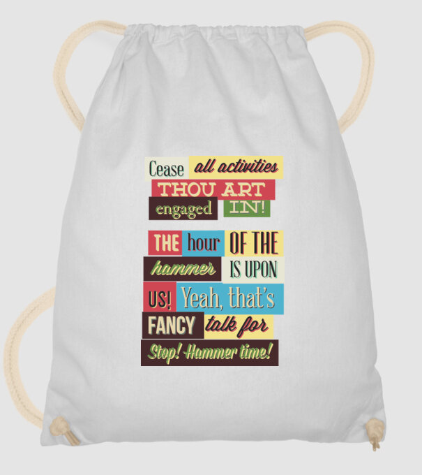 Cease all activities thou art engaged in model alb pe tricou