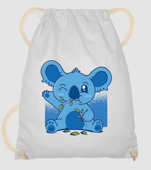 Koala drăguț model alb pe tricou
