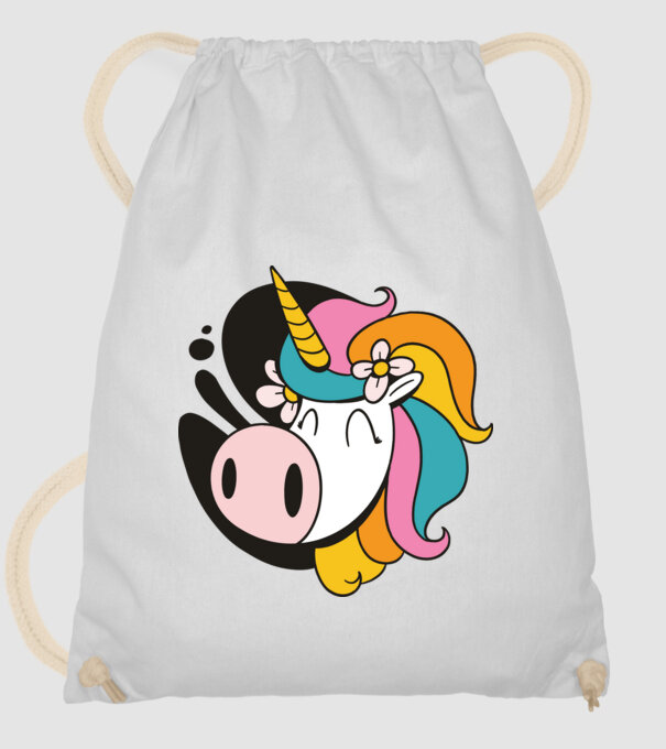 Unicorn drăguț model alb pe tricou