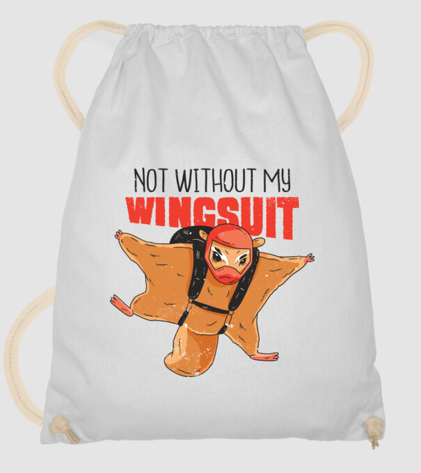 Veveriță cu parașută tricou amuzant model alb pe tricou