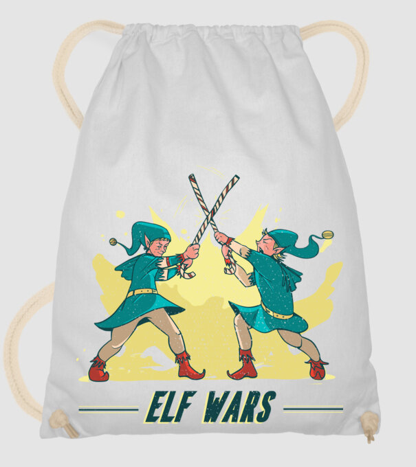 Războiul elfilor model alb pe tricou