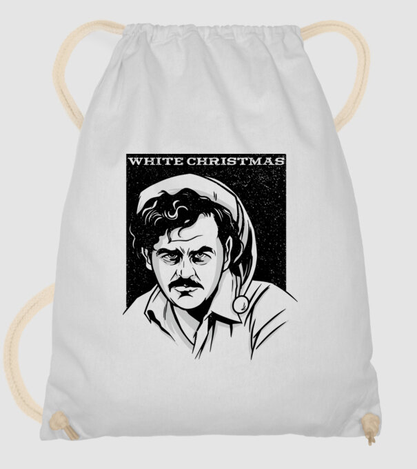 Crăciun alb cu Pablo model alb pe tricou