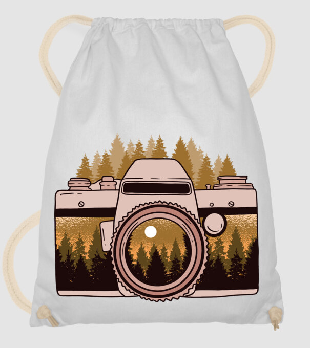 Natură Fotograf tricou fotograf model alb pe tricou