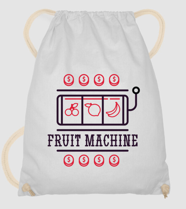 Fruit Machine Slot Machine model alb pe tricou