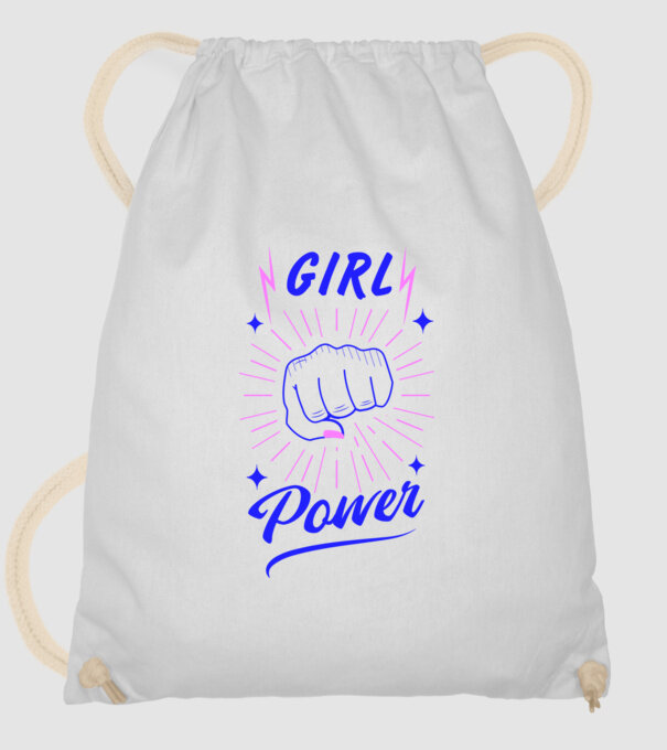 Girl Power Ziua Femeii model alb pe tricou