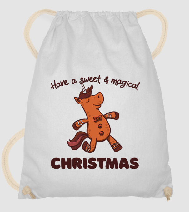 Have a sweet and magical Christmas model alb pe tricou