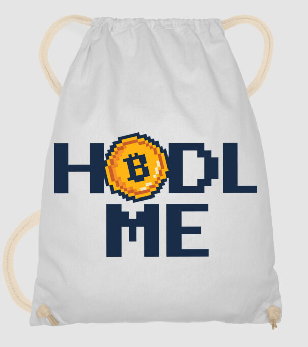 Hodl Me Bitcoin model alb pe tricou