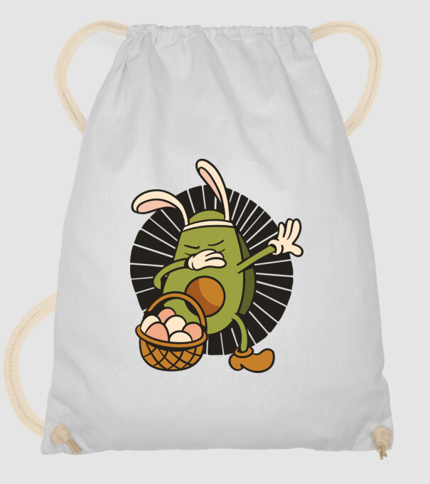 Avocado de Paște DAB model alb pe tricou